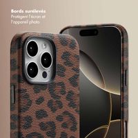 Selencia Coque Sabi imprimé panthère avec MagSafe Apple iPhone 16 Pro Max - Mocha Brown