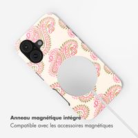 Selencia Coque arrière Vivid avec MagSafe Apple iPhone 17 - Paisley Blush