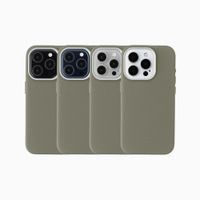 Accezz Coque arrière Mesh avec MagSafe Apple iPhone 15 Pro - Gris foncé
