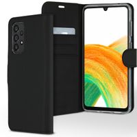 Accezz Étui de télephone Wallet Samsung Galaxy A33 - Noir