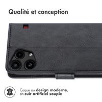 imoshion Étui de télephone portefeuille de luxe Nothing Phone (3a) Lite - Noir