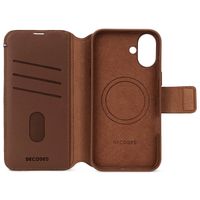 Decoded Portefeuille détachable 2 en 1 en cuir MagSafe Apple iPhone 16 Plus - Tan