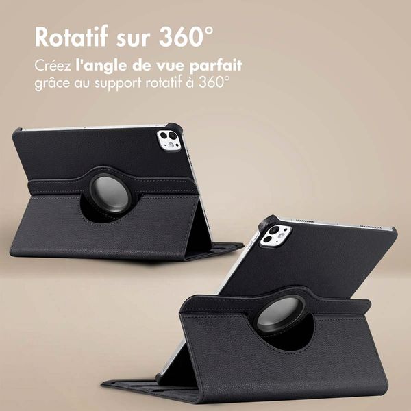 imoshion Coque tablette rotatif à 360° Apple iPad Pro 13 (2025) M5 / (2024) M4 - Noir