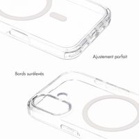 Selencia Coque arrière Rivièra MagSafe avec crochets amovibles Apple iPhone 17 - Transparent