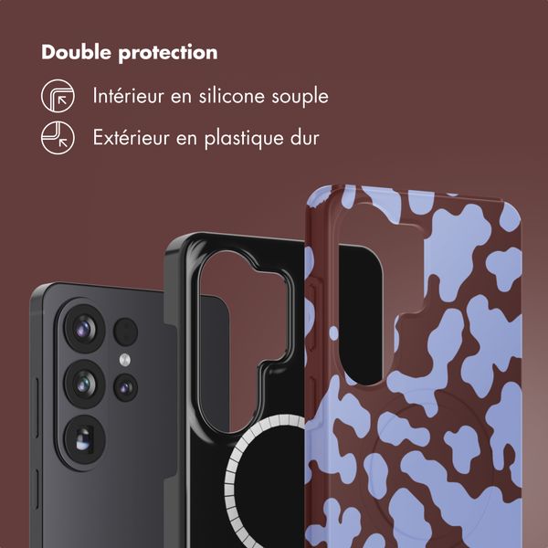 Selencia Coque arrière Vivid avec MagSafe Samsung Galaxy S26 Ultra - Moo'd Lavender Glow