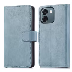 imoshion Étui de télephone portefeuille de luxe Oppo A6 (5G) - Bleu clair