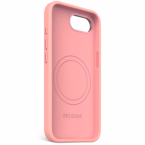 Decoded Coque en silicone MagSafe Apple iPhone 17e - Bubblegum Pink