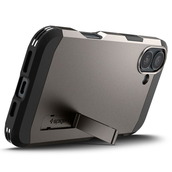 Spigen Coque Tough Armor MagSafe Apple iPhone 16 Plus - Gunmetal