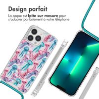 imoshion Coque Design avec cordon Apple iPhone 13 Pro - Jellyfish Watercolor