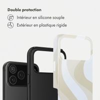 Selencia Coque arrière Vivid Apple iPhone 18 Pro - Desert Waves Beige