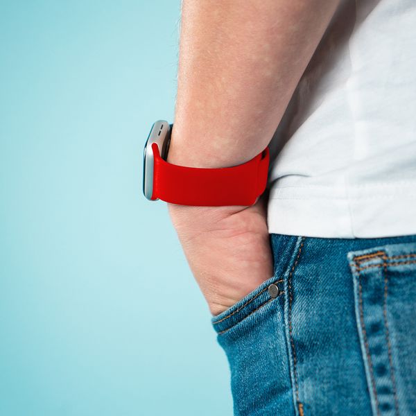 imoshion Bracelet sport en silicone Apple Watch | 44/45/46/49 mm - Rouge
