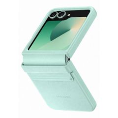 Samsung Original Coque KindSuit en Cuir Végan Samsung Galaxy Z Flip 6 / Flip 7 FE - Mint