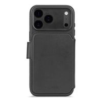 Decoded Portefeuille détachable 2 en 1 en cuir MagSafe Apple iPhone 17 Pro - Noir