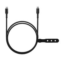 Fairphone Câble de recharge LongLife USB-C vers USB-C/USB-A - 240W - 2.5 mètres - Noir