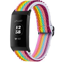 imoshion Bracelet en nylon élastique Fitbit Charge 3 / 4 - Rainbow