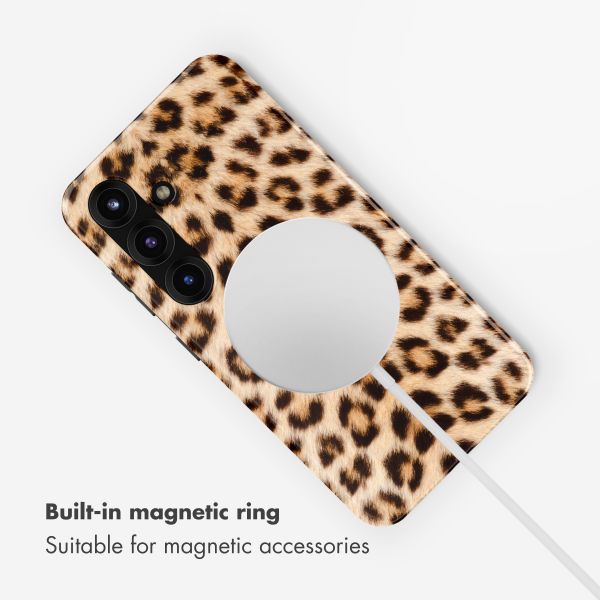 Selencia Coque arrière Vivid avec MagSafe Samsung Galaxy S25 - Wild Leo