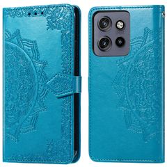 imoshion Etui de télephone Mandala Motorola Thinkphone 25 / Edge 50 Neo / Edge 60 Neo - Turquoise
