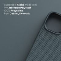 Njorð Collections Coque en tissu Apple iPhone 14 Pro Max - Dark Grey