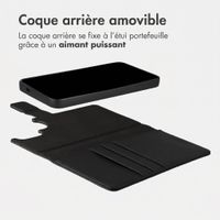 imoshion Étui portefeuille luxe 2-en-1 amovible Samsung Galaxy S26 Ultra - Noir