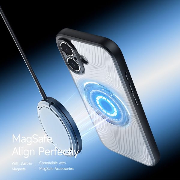Dux Ducis Coque arrière Aimo avec MagSafe Apple iPhone 17 - Transparent