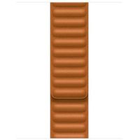 Apple Bracelet Leather Link Apple Watch | 38/40/41/42 mm - Taille M/L - Golden Brown