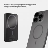 Selencia Powerbank Vivid 5 000 mAh - MagSafe et Qi - Black / Midnight Blossom