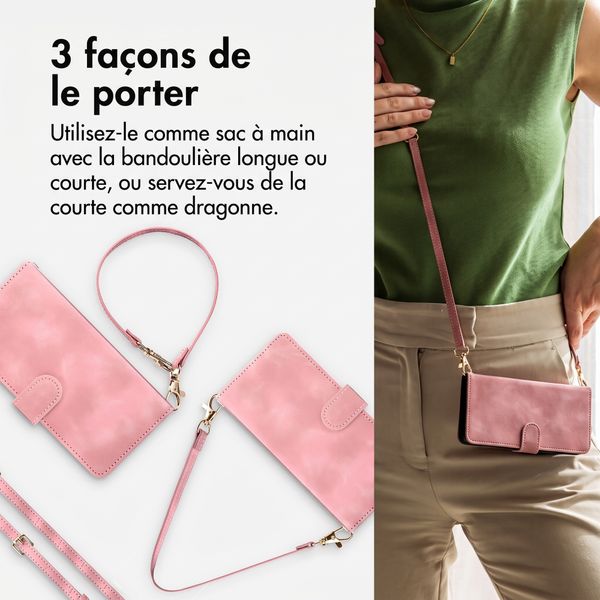 imoshion Etui de télephone portefeuille avec cordon Oppo Reno 16 F - Rose