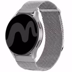 imoshion Bracelet magnétique milanais  - Connexion universelle 22 mm - Taille S - Argent