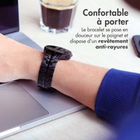 Accezz Bracelet Steel Samsung Galaxy Watch 4 / 5 / 6 / 7 / FE (20 mm) - Noir
