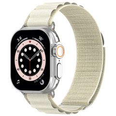 Accezz Bracelet en nylon Alpine Apple Watch | 44/45/46/49 mm - Lumière stellaire