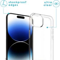 imoshion Coque arrière transparente avec cordon Apple iPhone 15 - Rose Doré