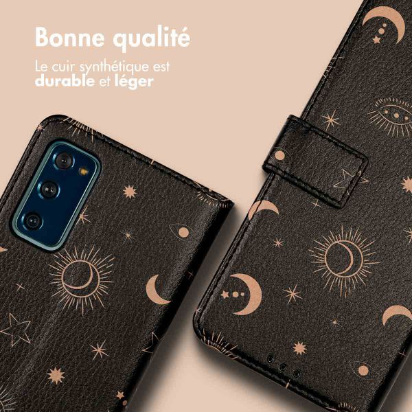 imoshion Étui de télephone portefeuille Design Samsung Galaxy S20 FE - Sky Black