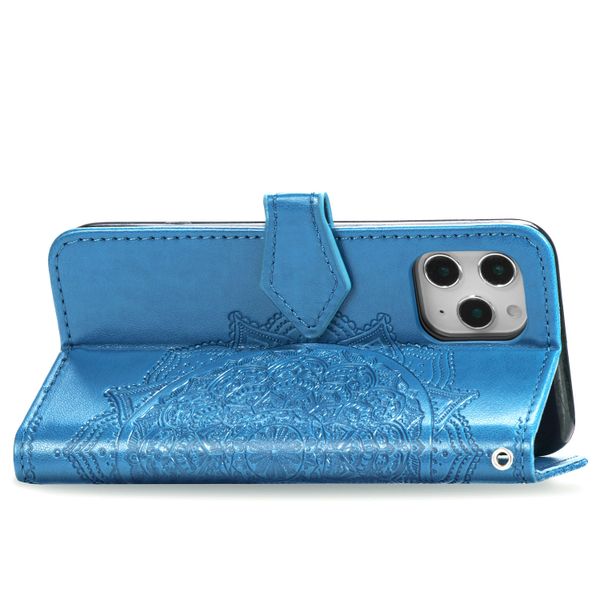 Etui de télephone portefeuille Mandala Apple iPhone 12 (Pro) - Turquoise