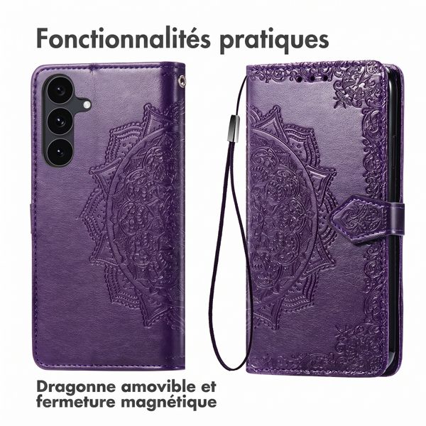imoshion Etui de télephone Mandala Samsung Galaxy S26 FE - Violet
