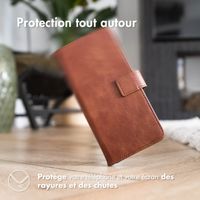 imoshion Étui de télephone portefeuille de luxe Xiaomi Redmi Note 15 (5G) - Marron