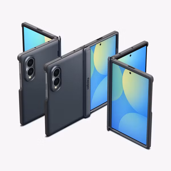 Spigen Coque Slim Armor MagSafe Samsung Galaxy Z Fold 8 - Metal Slate