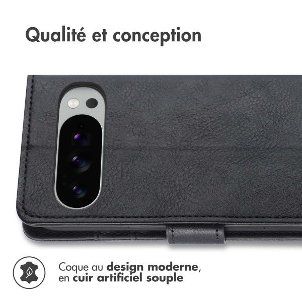 imoshion Étui de télephone portefeuille de luxe Google Pixel 10 Pro XL - Noir