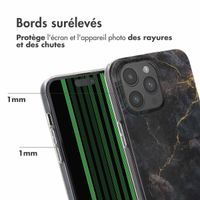 imoshion Coque Design Apple iPhone 15 Pro Max - Black Marble Transparent