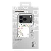 iDeal of Sweden Coque Clear MagSafe Apple iPhone 17 Pro Max - Petite Floral