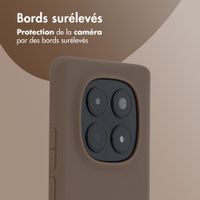 imoshion Coque Couleur Xiaomi Redmi Note 15 (5G) - Marron