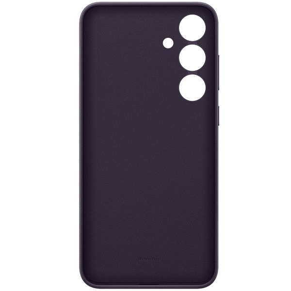 Samsung Coque originale en cuir vegan Samsung Galaxy S24 Plus - Dark Violet
