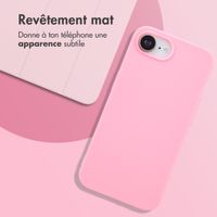 imoshion Coque Couleur Apple iPhone 17e / 16e - Bubblegum Pink
