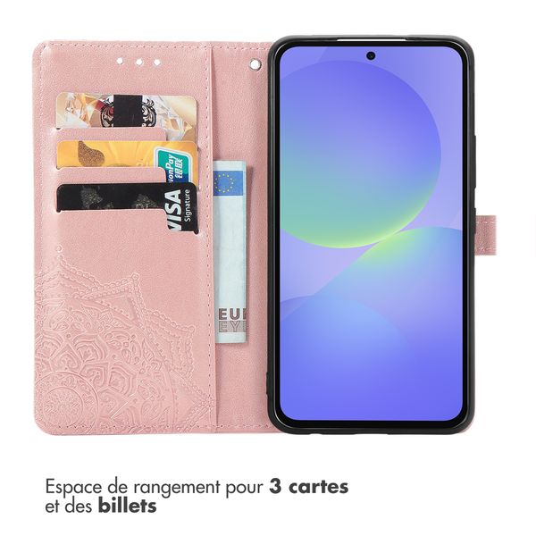 imoshion Etui de télephone Mandala Samsung Galaxy A57 (5G) - Rose Doré