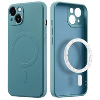 imoshion Coque Couleur avec MagSafe Apple iPhone 14 - Smoke Green