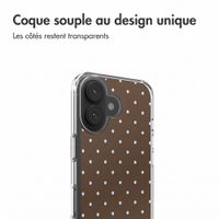 imoshion Coque Design Apple iPhone 16 - Polka Dot Bruin