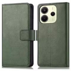 imoshion Étui de télephone portefeuille de luxe Xiaomi Redmi Note 14 (4G) - Vert