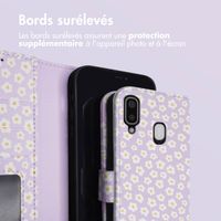 imoshion Étui de télephone portefeuille Design Samsung Galaxy A20e - White Daisy