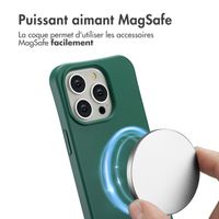 imoshion Coque arrière Color avec cordon amovible et MagSafe Apple iPhone 14 Pro - Vert foncé