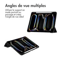imoshion Coque tablette rigide Trifold Apple iPad Pro 13 (2024) M4 - Noir