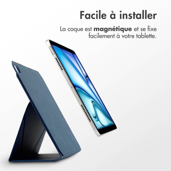 Accezz High Stand tablet case Apple iPad Air 11 pouces (2026) M4 / (2025) M3 / (2024) M2 / Air 5 (2022) / Air 4 (2020) - Bleu foncé